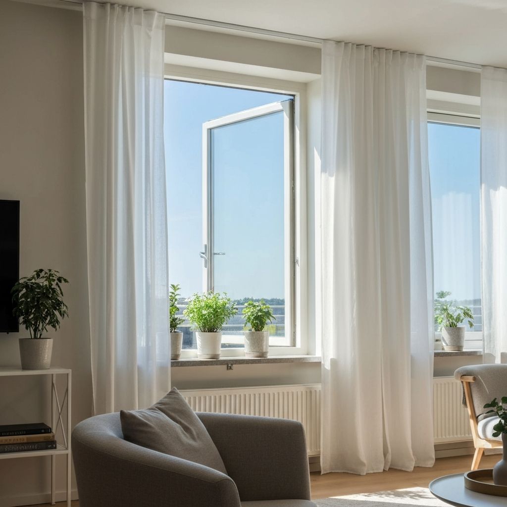 깨끗한 공기가 흐르는 거실